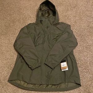 The North Face RSLV PKA (Sample)  Taupe Green Rain Jacket WMNS Plus Sz 2X/2G NWT